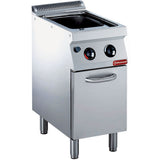 Gas pasta cooker, 24,5 liters, on undercarriage (without baskets)