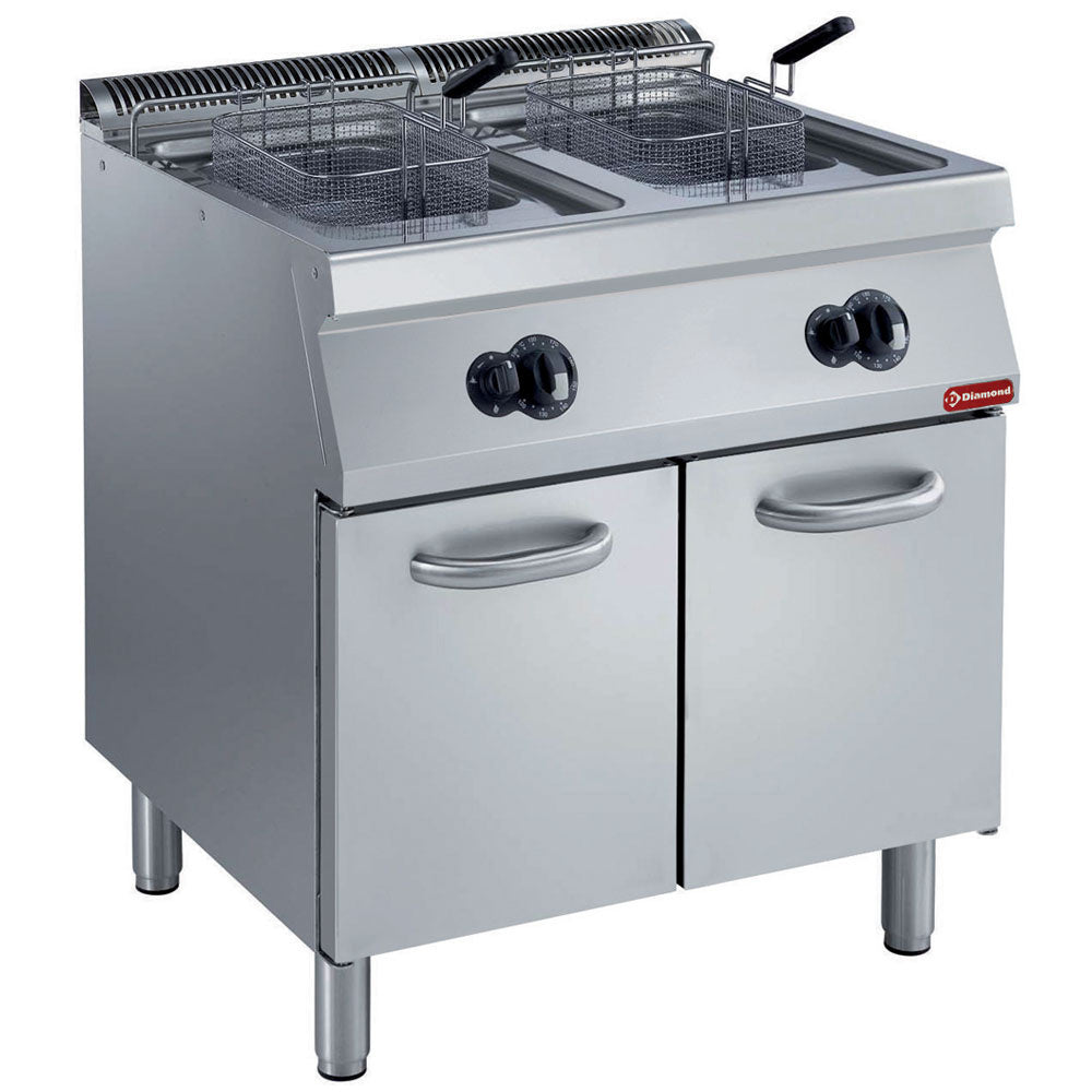 Gas fryer, basin in 