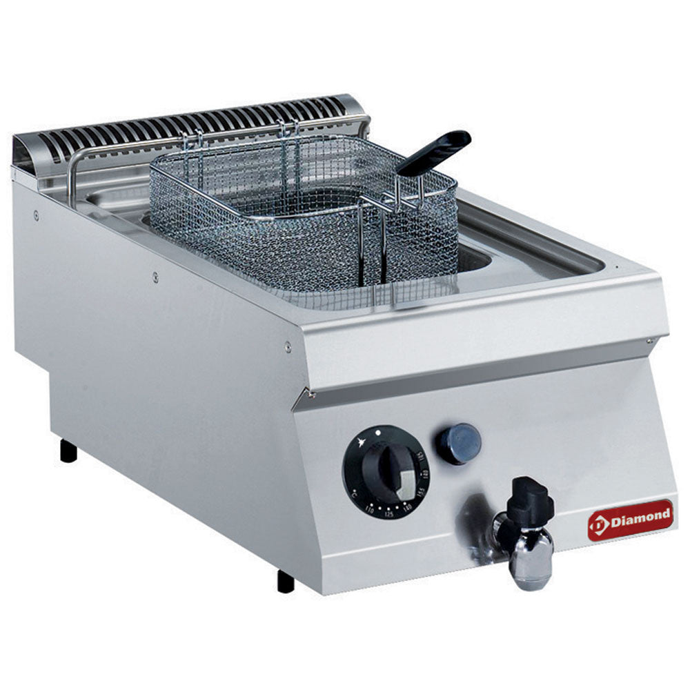 Gas fryer, basin in 