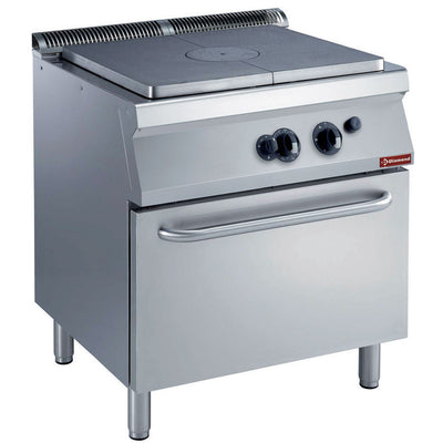 Stove cast-iron plate, gas oven GN 2/1