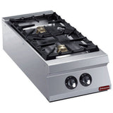 Gas cooker 2 burners -TOP-