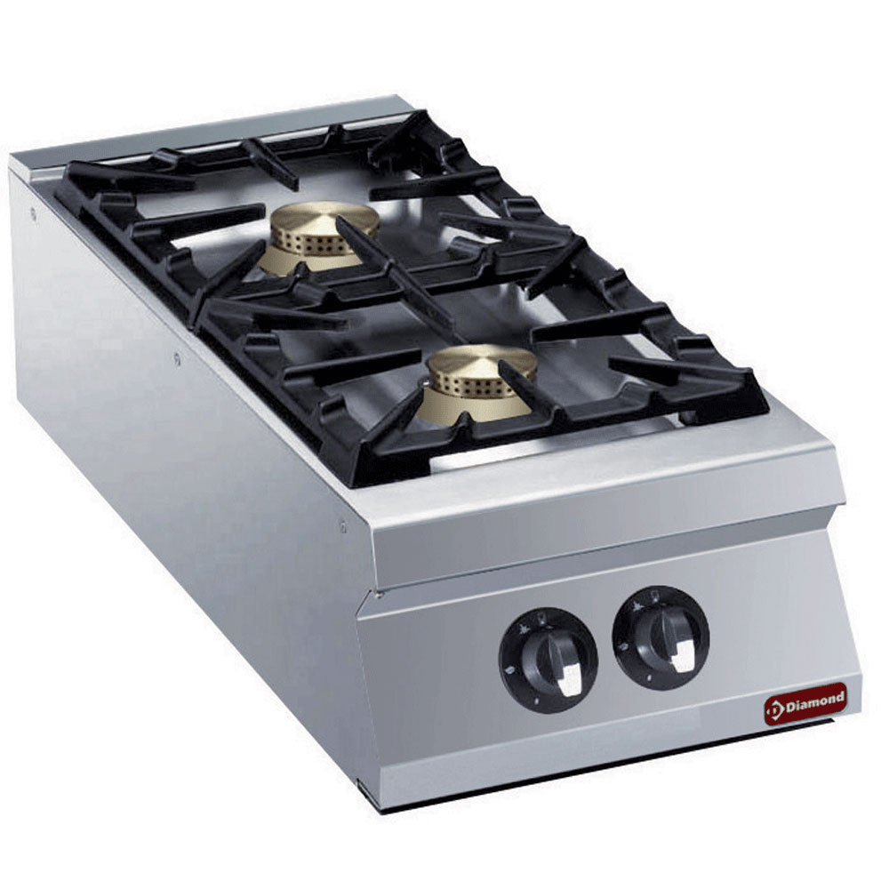 Gas cooker 2 burners -TOP- 