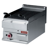 Lava sten gasgrill, støbejerns stegeplade -Top-