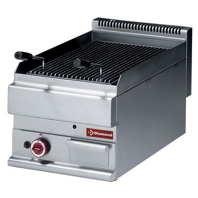 Lava sten gasgrill, støbejerns stegeplade -Top-