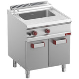Gas pasta cooker 1 tank 40 lit. (without baskets), on cupboard