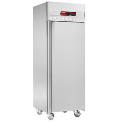 Ventileret fryser 700 liter, 1 dør GN 2/1, på hjul, 720x850x2070 mm