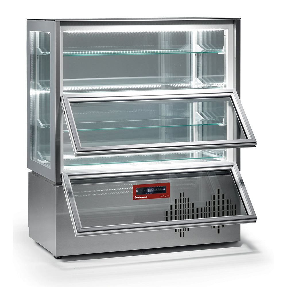 FULL vitrine, 4 levels, 2 levels, ventilated