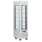 FULL vitrine 260 Lt., 5 glass levels, ventilated - PASTRY - WHITE