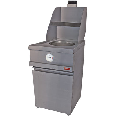 Gas fryer HEAVY DUTY, 1 round tank, mechanic