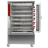 Chicken gas roaster, 11 spits (66 chickens)
