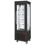 Panoramic display, 5 rotating plates, 360 LT, Black