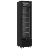 Positive refrigerated display 221 liters BLACK