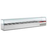 Kølet struktur GN 9x1/4, med højre glas