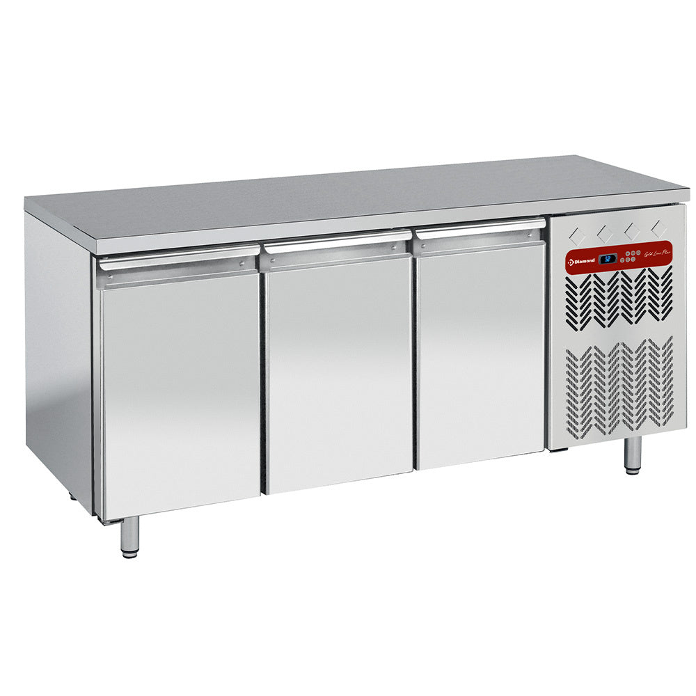 Ventileret frysebord, 3 døre GN 1/1