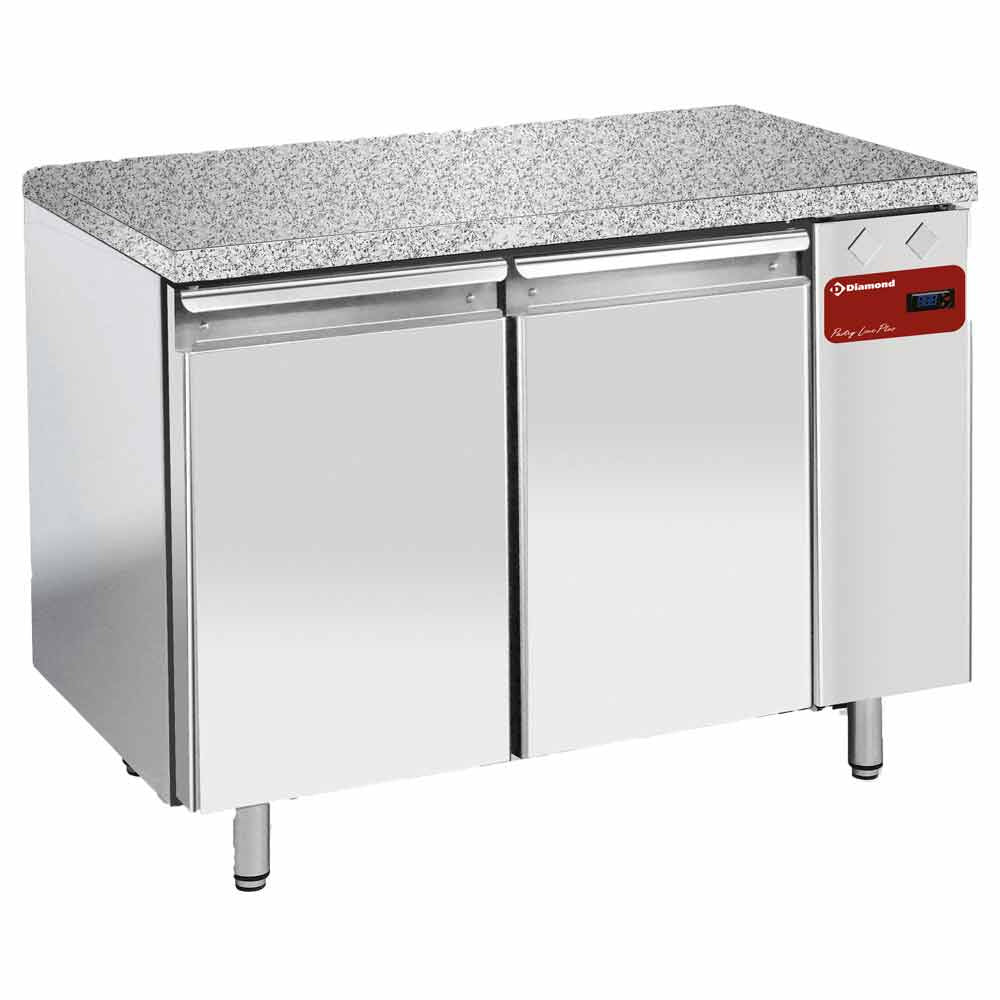Frysebord, vent., 2 døre EN 600x400 - Granit top (uden gruppe)