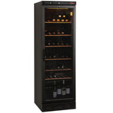 Ventilated wine cellar, 380 liters, BLACK