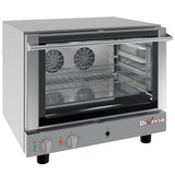 Electric convection oven, 4x 600x400 mm + manual humidifier