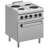 Electric range 4 plates, on electric oven GN 2/1