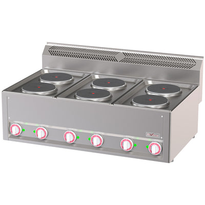Electric range 6 plates, -Top-