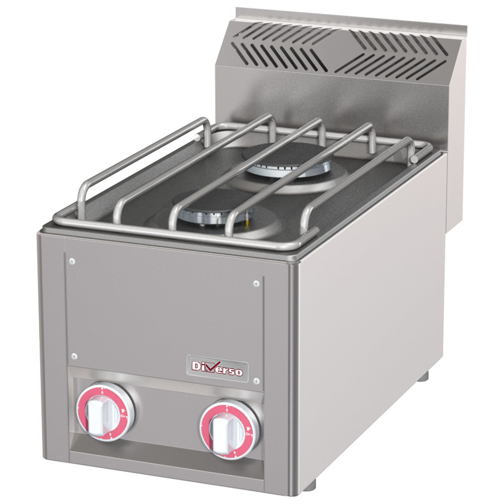 Gas cooker 2 burners, -Top-