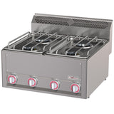 Gas cooker 4 burners, -Top-
