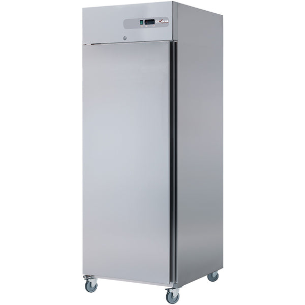 Ventileret køleskab 700 liter 1 dør GN 2/1, på hjul