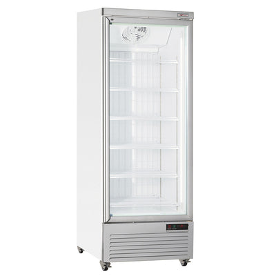 Vertikal fryservitrine, 560 liter - HVID