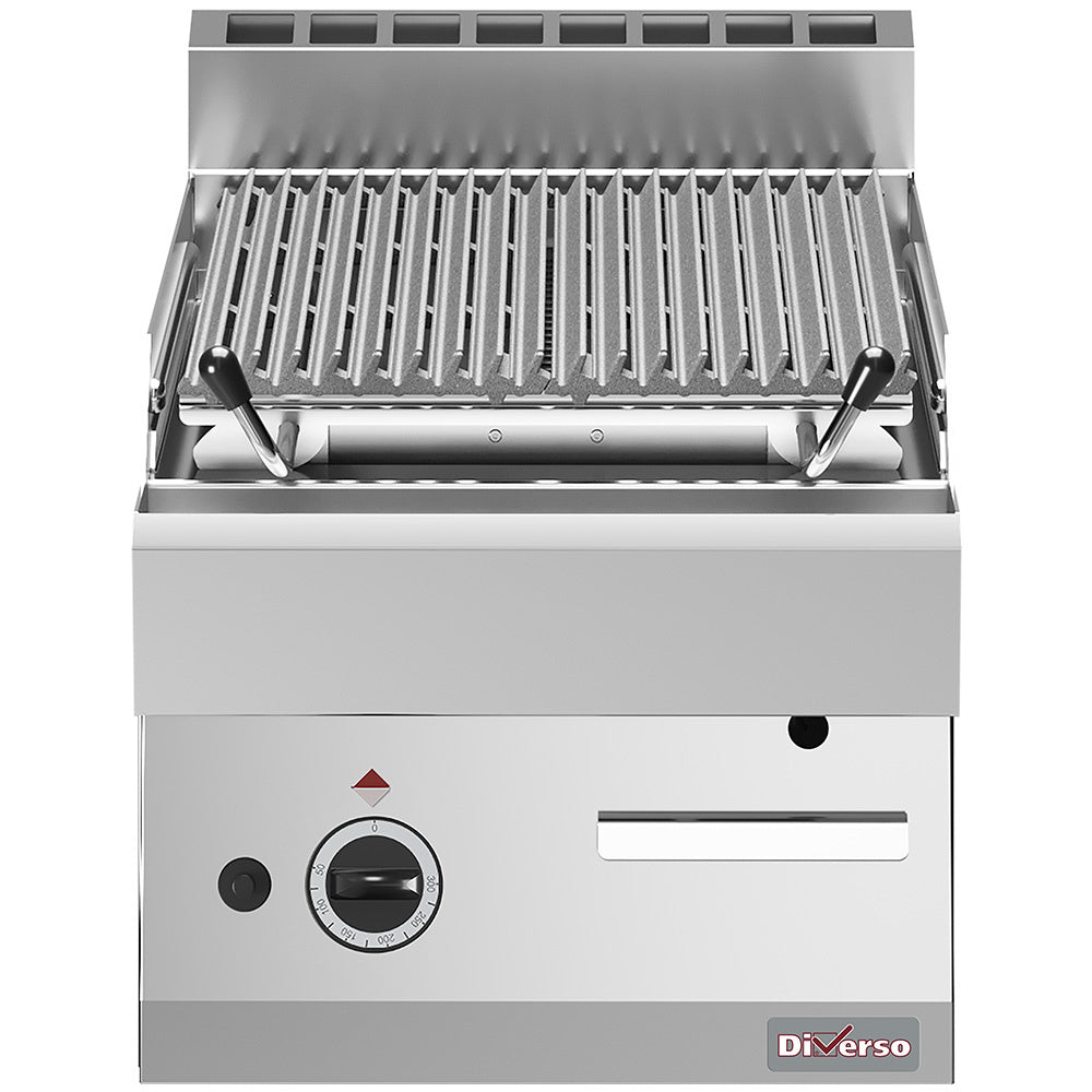 Lavastone grill - 1/2 modul, stegeplade i støbejern 