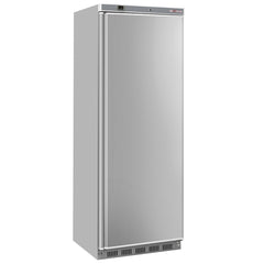 Ventileret køleskab, 400 liter. rustfrit stål