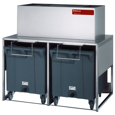 Storage baskets + trolleys 2x 108 kg, 1560x1060x1484 mm (DROLBIN/50-90)
