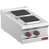 Electric cooker 2 square plates -Top-