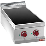 Electric vitro ceramic cooker 2 hobs -Top-