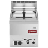 Gas fryer, 1 basin 8 liters -Top-