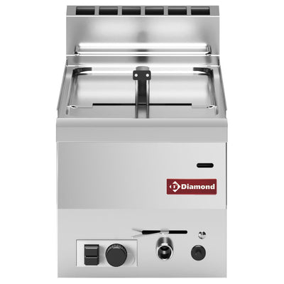 Gas fryer, 1 basin 8 liters -Top-