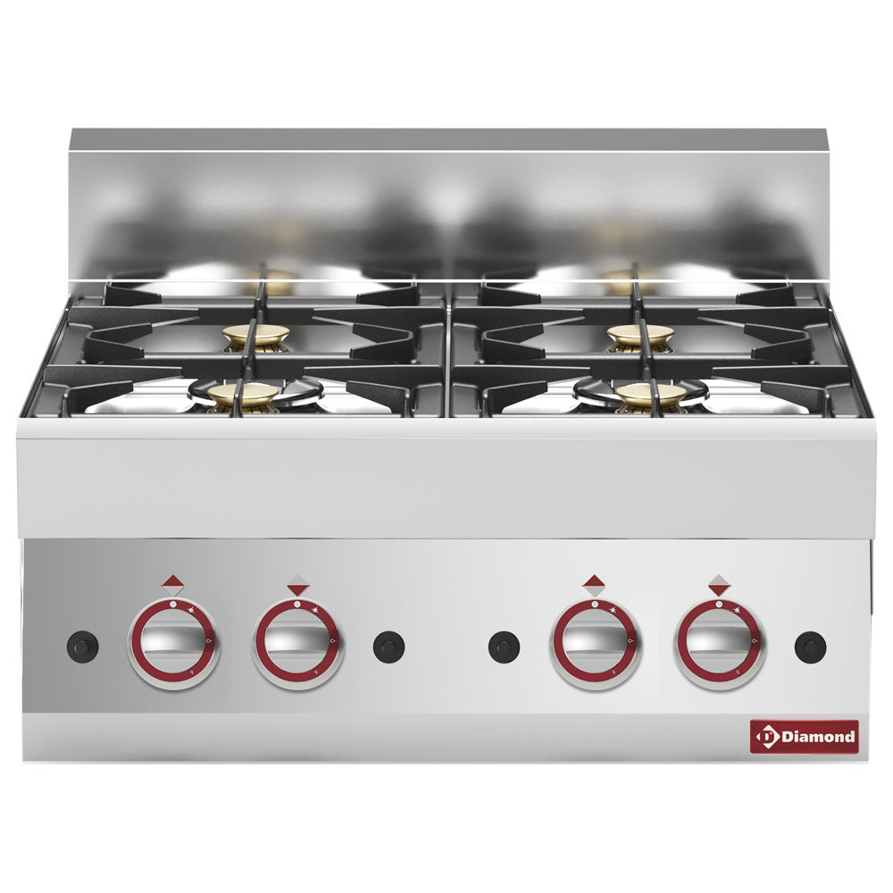 Gas cooker 4 burners -Top-