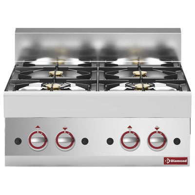Gas cooker 4 burners -Top-