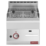 Lava sten gasgrill, støbejerns stegeplade -Top-