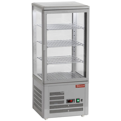 Ventileret displaybord model, 4 glaserede sider, 4 "Grå" niveauer