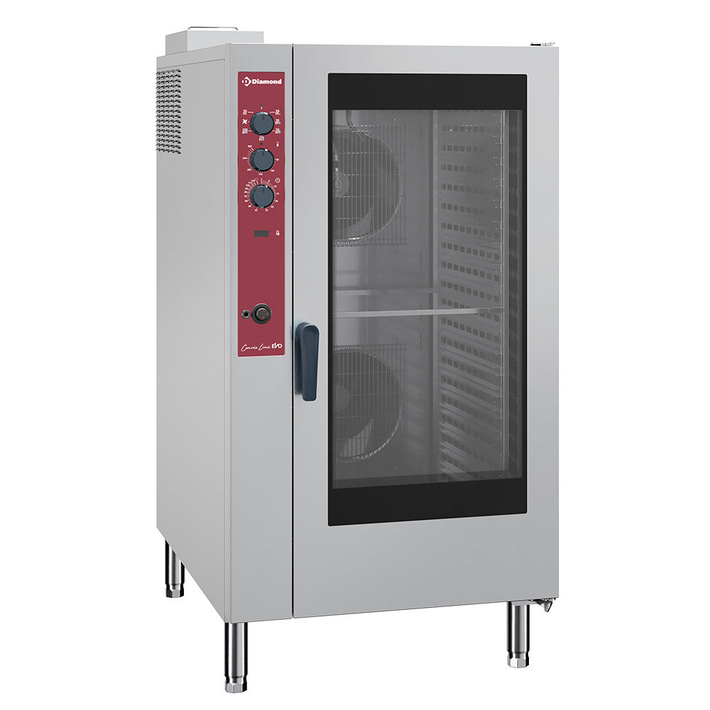 Gas convection oven, 20x GN2/1 - 40x GN1/1, automatic humidifier