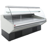 Statisk disk, med opbevaring, buet glas - HVID front