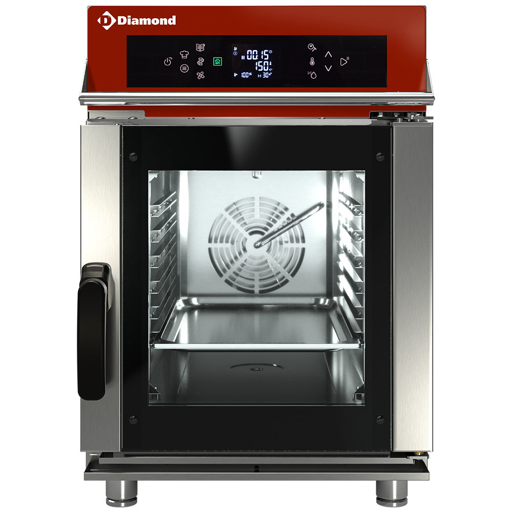 Electric oven, steam/convection, 6x GN2/3 Touch/Digit  + Auto-Cleaning