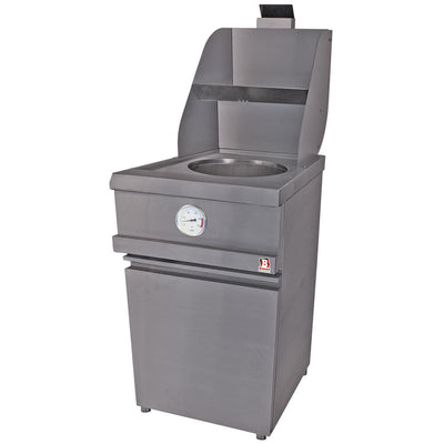 Gas fryer HEAVY DUTY, 1 round tank, mechanic