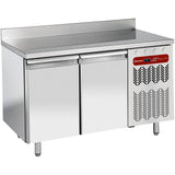 Vægfrysebord, ventileret, 2 døre EN 600x400, 345 liter
