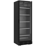 Ventilated display unit positive 382 liters BLACK