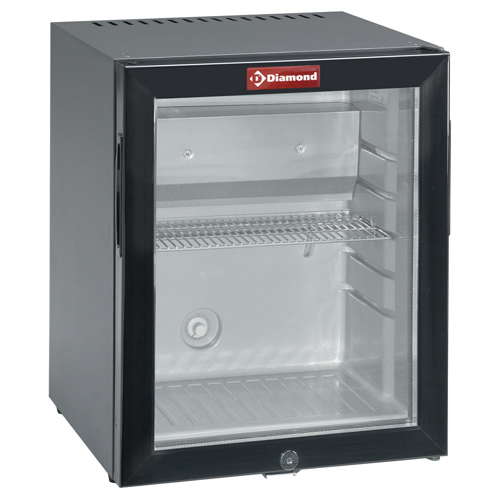 Minibar med glasdør, 32 liter