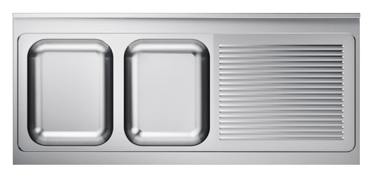 600 vaskeenhed bordplade 2 venstre 2000