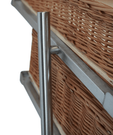 BREAD BASKETS ETAGERE 3 HIGH NARROW MODEL  INCL. BASKETS