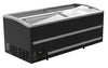 Supermarked kummefryser sort 2125 med automatisk afrimning