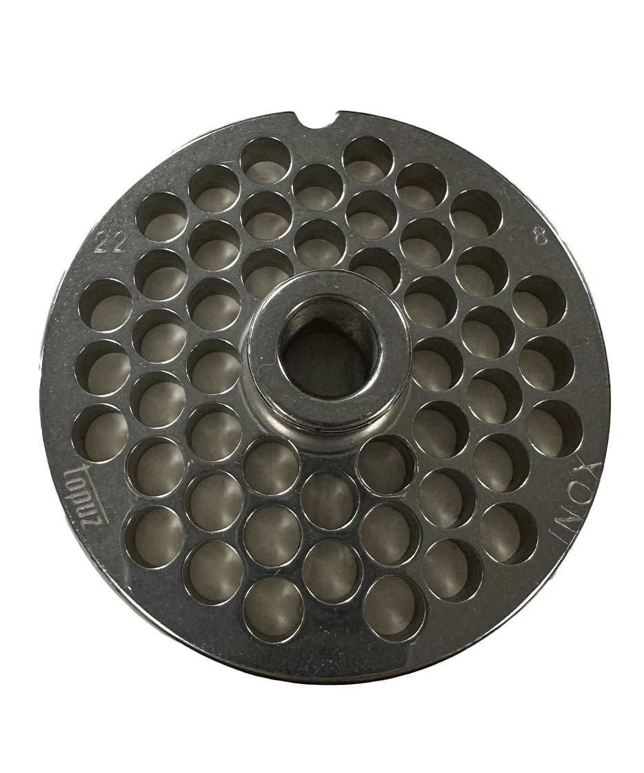 8MM KVERNPLADE TIL KØDKVARN 22 - 450KG/H
