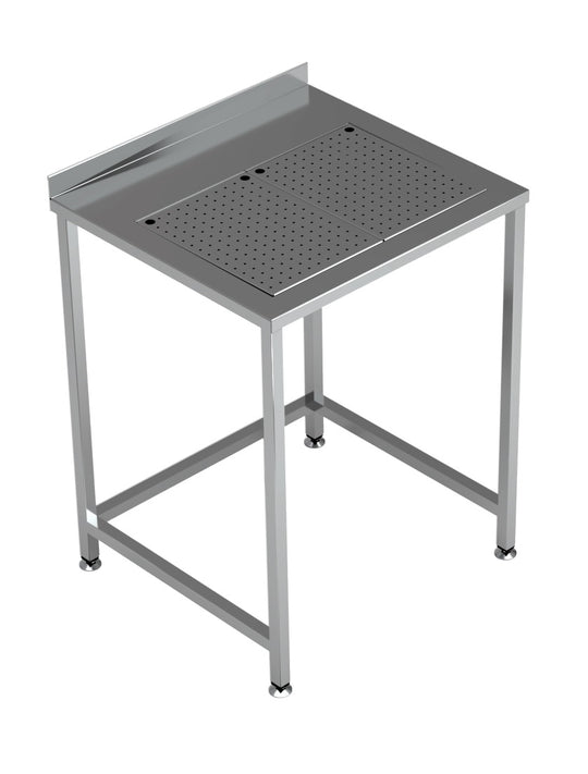 Arbejdsbord med integreret drypbakke 700x650